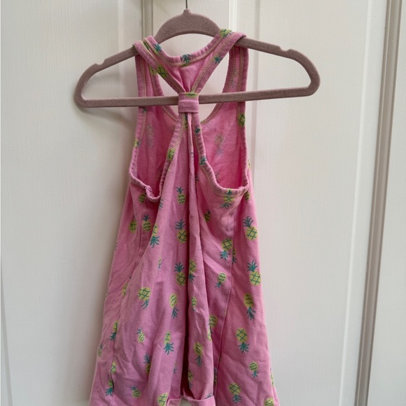 Cat & Jack 2T Girls Pink and Green Pineapple Summer Tank Top Dress - Picture 3 of 4